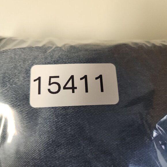 Y2K Flared Leg Low Rise Jeans Women's/Jr's 9 Blue Denim Cotton Blend Stretch - Picture 10 of 10